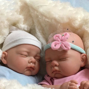 17'' Real Lifelike Twins Olga and Cortney Reborn Baby Doll Girl Toy