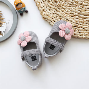 Lovely Flower Soft Soles Shoes for 20-24 Inches Reborn Dolls
