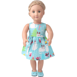 18 inch American Girl Floral Dress