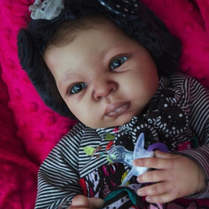 20 inch Cute  Alyssa African American Reborn Baby Doll