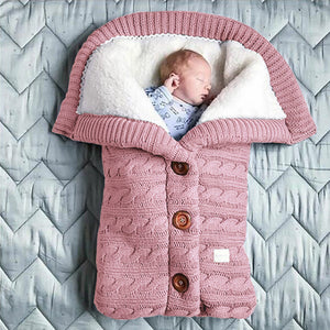 Warm Knit Fleece Sleeping Bag For 17-24 Inches Reborn Dolls