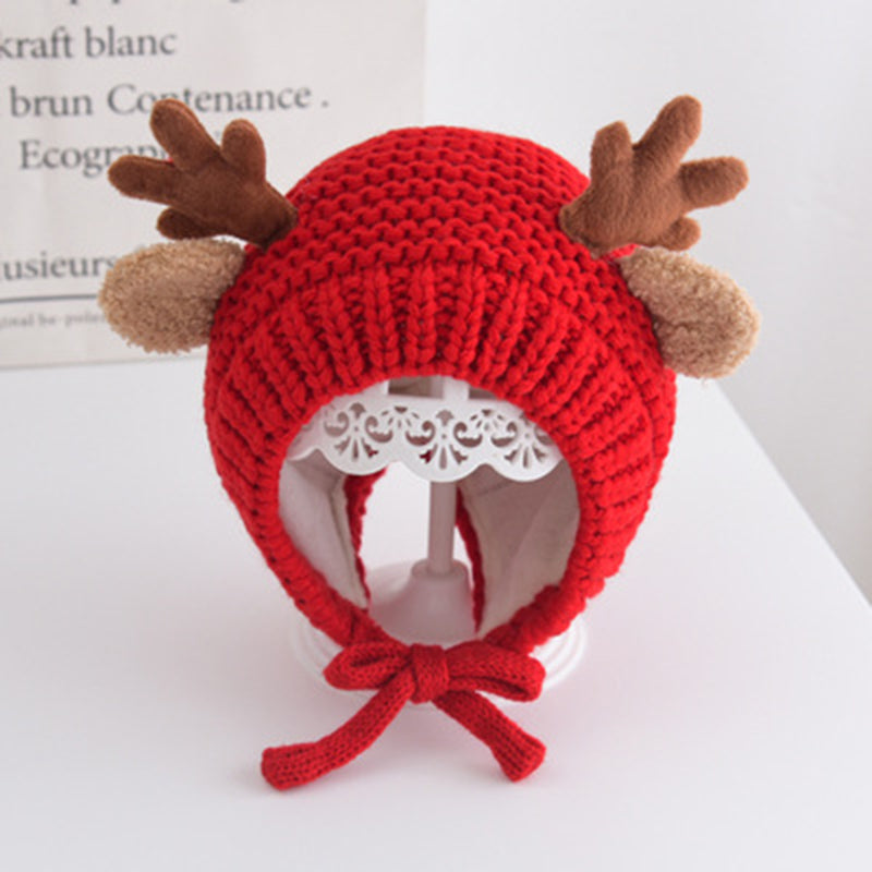 Cute Antlers Christmas Hats for 20-23 Inches Reborn Dolls
