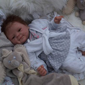 17 inch little Realistic Jacquelyn reborn baby baby doll best gift