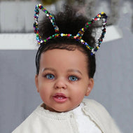 21''inch sweet Realistic African AmericanAllison reborn baby doll