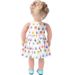 18 inch American Girl Floral Dress