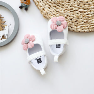 Lovely Flower Soft Soles Shoes for 20-24 Inches Reborn Dolls