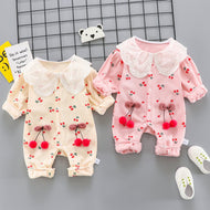 Strawberry Long-sleeved Bodysuit Clothes for 50-55cm Reborn Dolls
