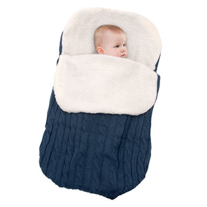 Warm Knit Fleece Sleeping Bag For 17-24 Inches Reborn Dolls