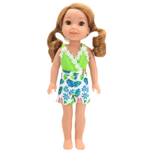 14.5 inch American Girl Doll Wellie Wishers Clothes For Holiday