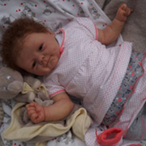 17 inch little Realistic Jacquelyn reborn baby baby doll best gift