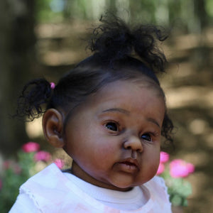 19 inch Realistic African American reborn baby doll