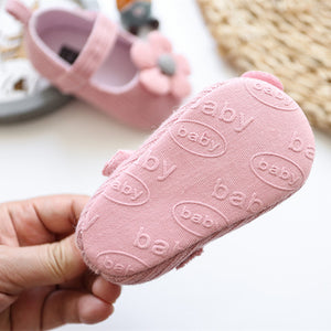 Lovely Flower Soft Soles Shoes for 20-24 Inches Reborn Dolls
