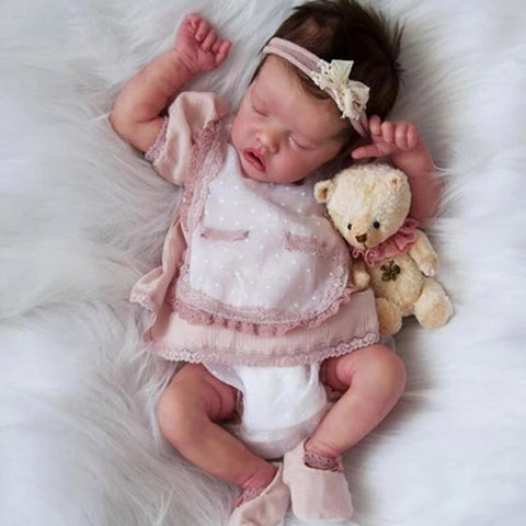 17'' Renata Reborn Baby Doll Girl, Lifelike Newborn Baby Dolls