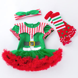 3-Piece Cute Christmas Dress for 21/22/23 Inches Reborn Dolls