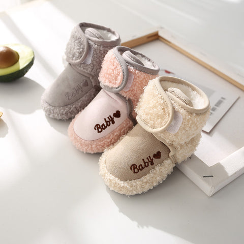 Lovely Plush Soft Soles Shoes for 20-24 Inches Reborn Dolls