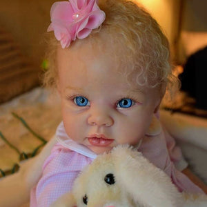 21"Adopted. Beautiful Custom Reborn Baby OOAK Lifelike Baby Girl Boy. Linda Murray Cradle Kit