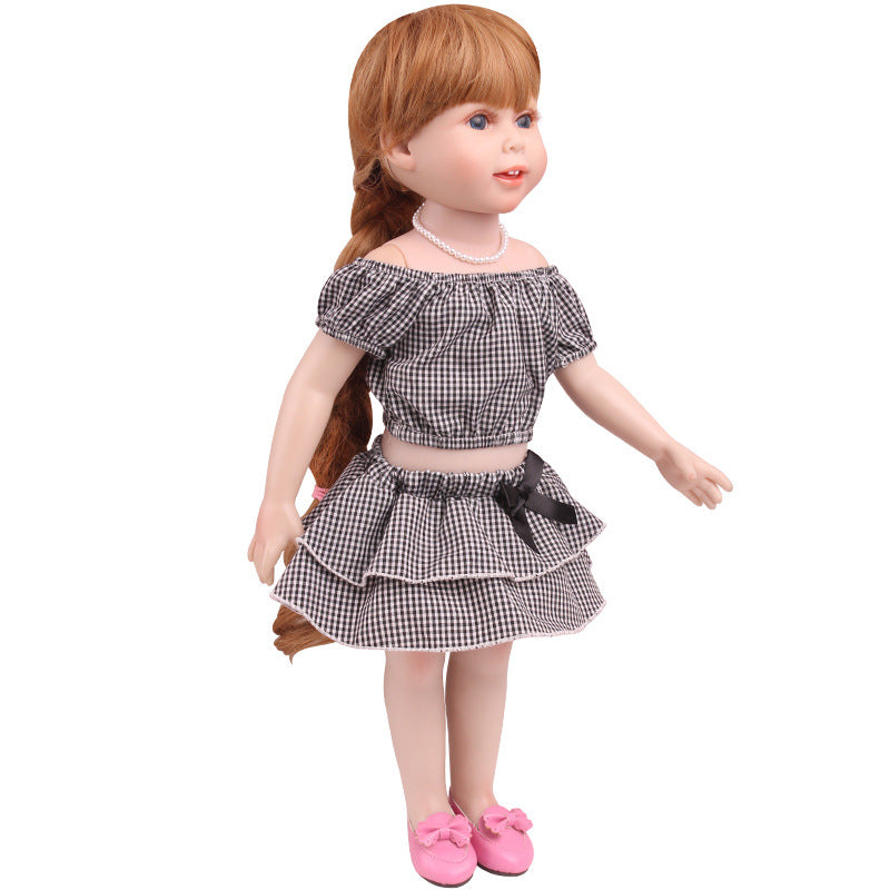 18 inch American Girl Multicolor Plaid Suit Skirt