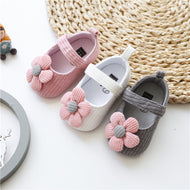 Lovely Flower Soft Soles Shoes for 20-24 Inches Reborn Dolls