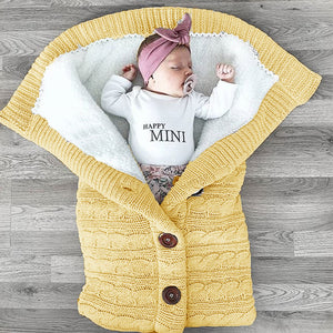 Warm Knit Fleece Sleeping Bag For 17-24 Inches Reborn Dolls